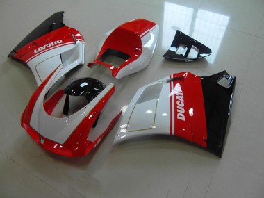 Best 1993-2005 Red White Ducati 748 916 996 996S Motor Bike Fairings