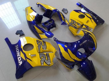Best 1991-1998 Blue Yellow Honda CBR250R MC22 Motorcycle Fairings MF2827