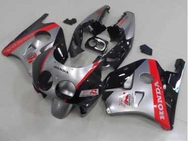 Best 1991-1998 Silver Black Red Honda CBR250RR MC22 Motorcycle Fairing Kits
