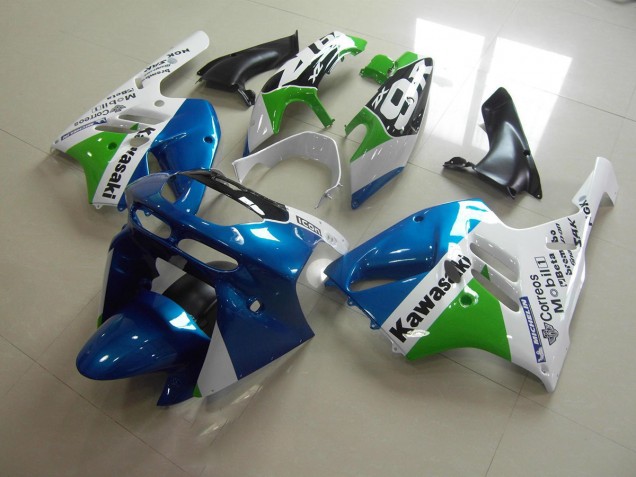 Best 1994-1997 Light Blue White Kawasaki ZX9R Moto Fairings Best 1994-1997 Light Blue White Kawasaki ZX9R Moto Fairings