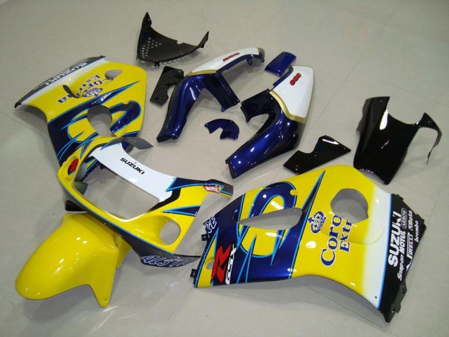Best 1996-2000 Yellow Corona Suzuki GSXR 600 Motorcycle Fairings Best 1996-2000 Yellow Corona Suzuki GSXR 600 Motorcycle Fairings