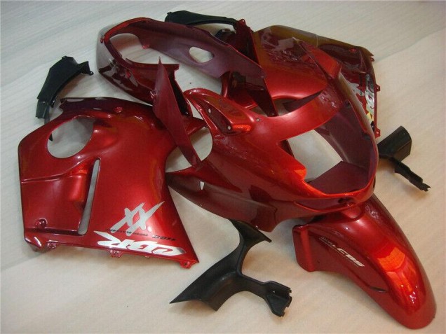 Best 1996-2007 Red Honda CBR1100XX Bike Fairing