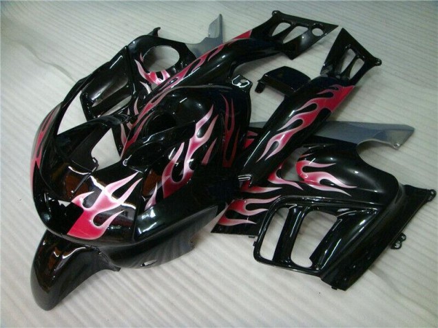 Best 1995-1998 Black Red Flame Honda CBR600 F3 Bike Fairing Kit Best 1995-1998 Black Red Flame Honda CBR600 F3 Bike Fairing Kit