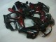 Best 1995-1998 Black Red Flame Honda CBR600 F3 Motorcyle Fairings
