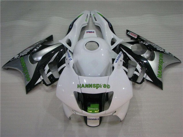 Best 1995-1998 White Green Hannspree Honda CBR600 F3 Motorcycle Fairings Kit Best 1995-1998 White Green Hannspree Honda CBR600 F3 Motorcycle Fairings Kit