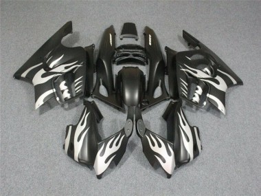 Best 1995-1998 Black White Flame Honda CBR600 F3 Motorbike Fairing