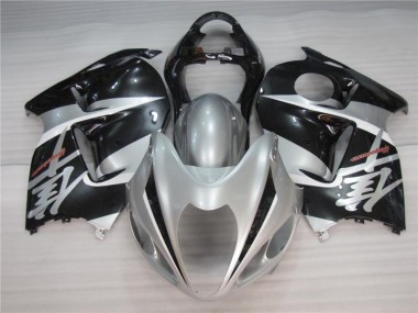 Best 1996-2007 Silver Black Suzuki GSXR 1300 Hayabusa Motorcycle Fairing Kits
