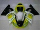 Best 1998-2002 Yellow White Yamaha YZF R6 Motorcycle Fairings Kits