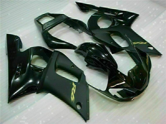 Best 1998-2002 Black Yamaha YZF R6 Motorcycle Replacement Fairings