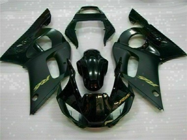 Best 1998-2002 Black Yamaha YZF R6 Motorcycle Replacement Fairings