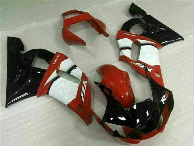 Best 1998-2002 Red White Yamaha YZF R6 Motor Fairings