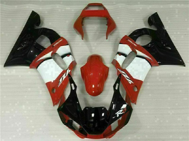 Best 1998-2002 Red White Yamaha YZF R6 Motor Fairings