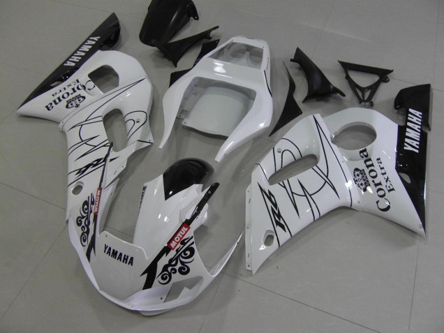 Best 1998-2002 White Black Corona Yamaha YZF R6 Motorcycle Fairing Kits Best 1998-2002 White Black Corona Yamaha YZF R6 Motorcycle Fairing Kits