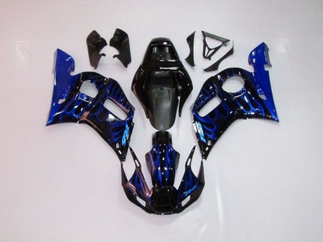 Best 1998-2002 Blue Flame Yamaha YZF R6 Motorcycle Fairings
