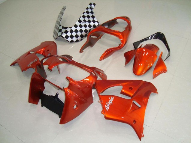 Best 2000-2001 Orange Kawasaki ZX9R Motorbike Fairings Best 2000-2001 Orange Kawasaki ZX9R Motorbike Fairings