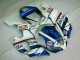 Best 2000-2001 Blue White Yamaha YZF R1 Replacement Fairings