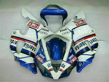 Best 2000-2001 Blue White Yamaha YZF R1 Replacement Fairings