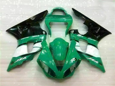 Best 2000-2001 Green Yamaha YZF R1 Motorcylce Fairings