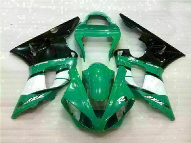Best 2000-2001 Green Yamaha YZF R1 Motorcylce Fairings Best 2000-2001 Green Yamaha YZF R1 Motorcylce Fairings