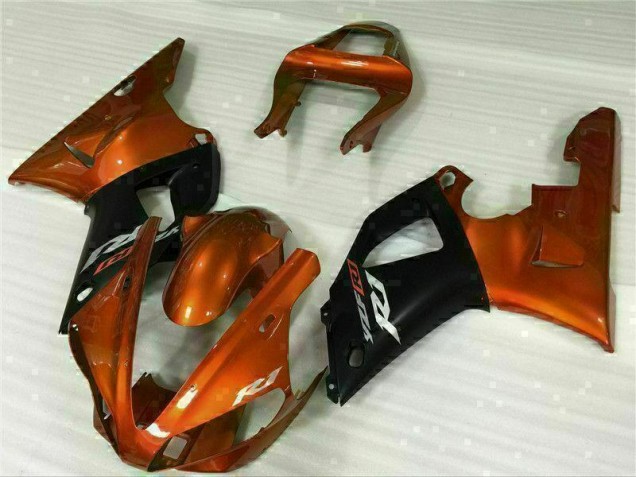 Best 2000-2001 Orange Yamaha YZF R1 Motorbike Fairings