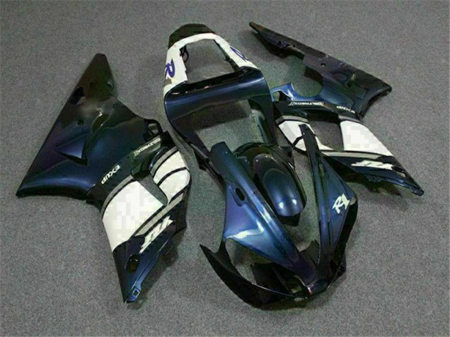Best 2000-2001 Blue Yamaha YZF R1 Motorcycle Fairing Kits