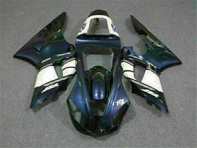 Best 2000-2001 Blue Yamaha YZF R1 Motorcycle Fairing Kits