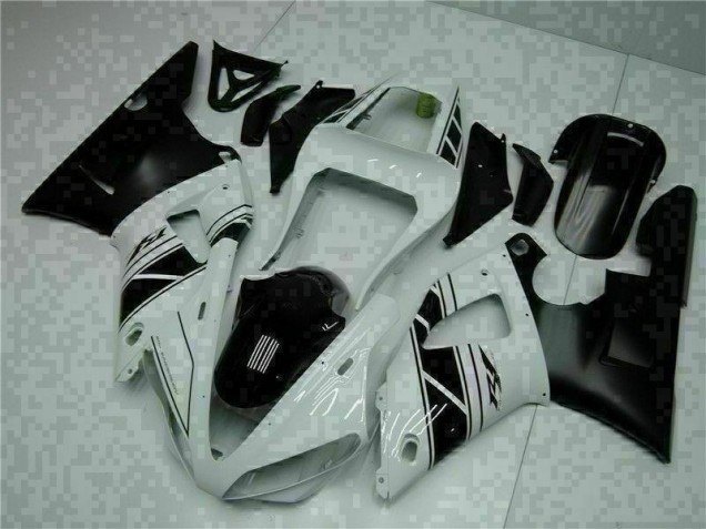 Best 2000-2001 White Yamaha YZF R1 Motorbike Fairing & Bodywork