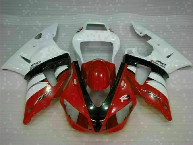 Best 2000-2001 Red Yamaha YZF R1 Motorcycle Bodywork