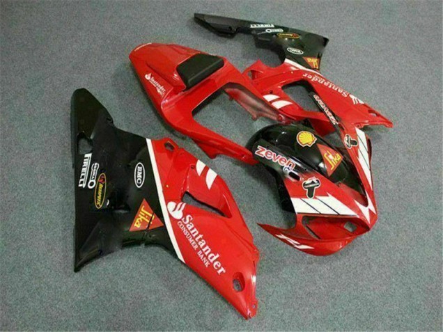 Best 2000-2001 Red Yamaha YZF R1 Motorcycle Fairings Kits