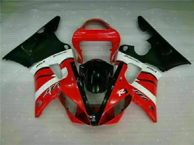 Best 2000-2001 Red Yamaha YZF R1 Motorcycle Replacement Fairings