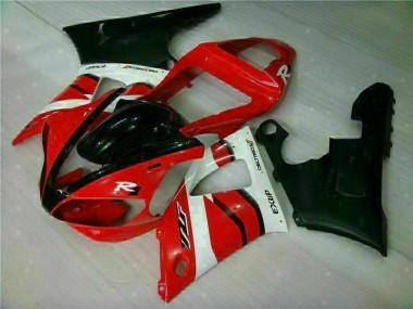Best 2000-2001 Red Yamaha YZF R1 Motorcycle Replacement Fairings