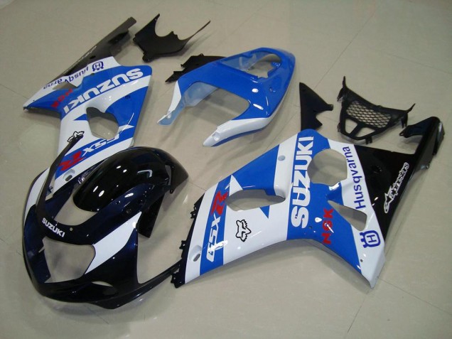 Best 2000-2002 Blakc Blue White Suzuki GSXR 1000 Motorcycle Replacement Fairings