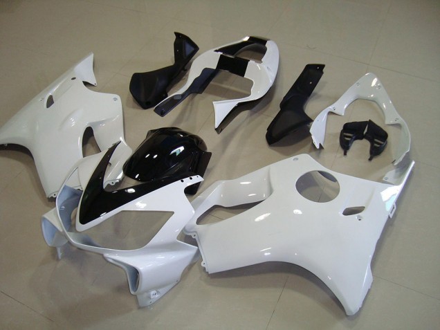 Best 2001-2003 White with Black Stripe Honda CBR600 F4i Motorcycle Fairing Kits Best 2001-2003 White with Black Stripe Honda CBR600 F4i Motorcycle Fairing Kits