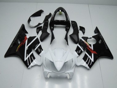 Best 2001-2003 Black White Honda CBR600 F4i Bike Fairings