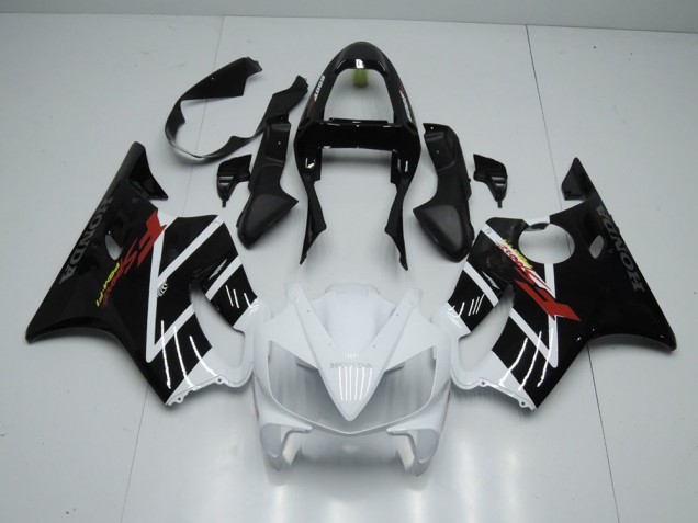Best 2001-2003 Black White Honda CBR600 F4i Bike Fairings