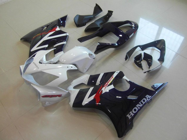 Best 2001-2003 Black White F Sport Honda CBR600 F4i Bike Fairings