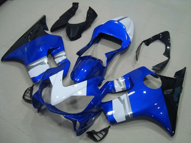 Best 2001-2003 White Blue Black Honda CBR600 F4i Bike Fairing Kit Best 2001-2003 White Blue Black Honda CBR600 F4i Bike Fairing Kit