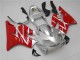 Best 2001-2003 Silver Red Honda CBR600 F4i Bike Fairings