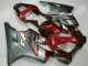 Best 2001-2003 Red Silver Honda CBR600 F4i Moto Fairings