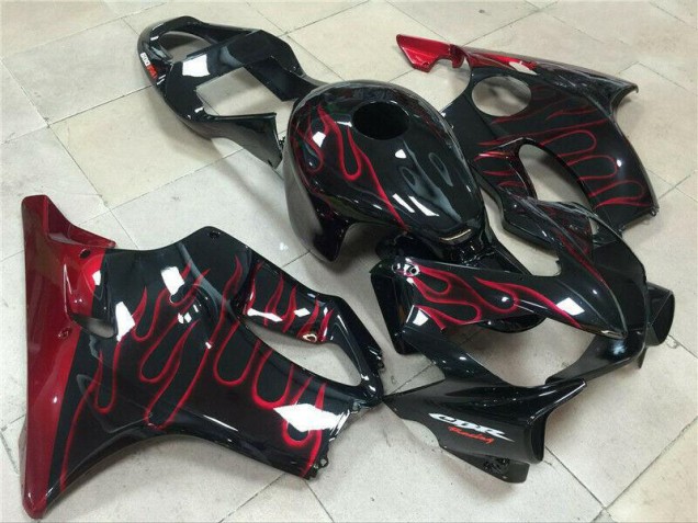 Best 2001-2003 Red Flame Honda CBR600 F4i Motorcycle Fairings Kit Best 2001-2003 Red Flame Honda CBR600 F4i Motorcycle Fairings Kit