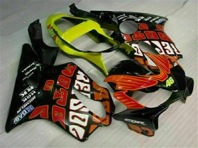 Best 2001-2003 Orange Black Honda CBR600 F4i Replacement Motorcycle Fairings Best 2001-2003 Orange Black Honda CBR600 F4i Replacement Motorcycle Fairings