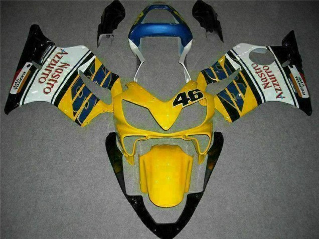 Best 2001-2003 Yellow White Honda CBR600 F4i Moto Fairings Best 2001-2003 Yellow White Honda CBR600 F4i Moto Fairings