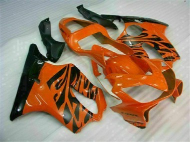 Best 2001-2003 Orange Honda CBR600 F4i Motor Fairings