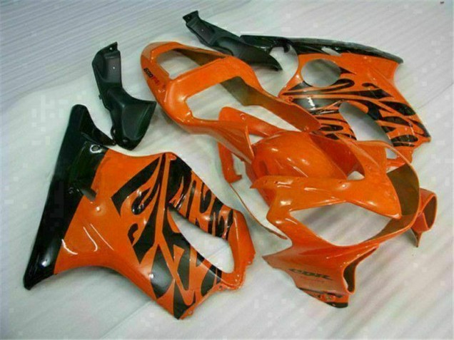 Best 2001-2003 Orange Honda CBR600 F4i Motor Fairings