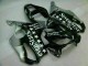 Best 2001-2003 Black Silver Seven Stars Honda CBR600 F4i Motorbike Fairing