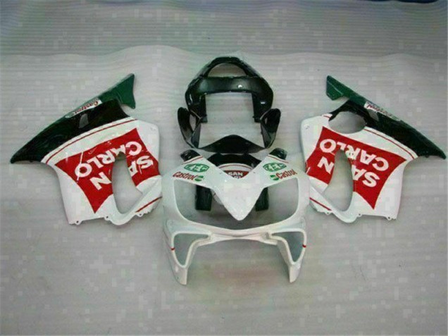 Best 2001-2003 Red White Black San Carlo Honda CBR600 F4i Bike Fairing