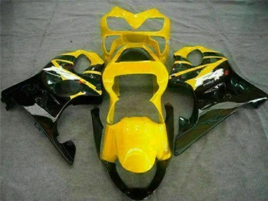 Best 2001-2003 Yellow Black Honda CBR600 F4i Bike Fairings
