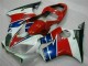 Best 2001-2003 Red White Blue Honda CBR600 F4i Replacement Motorcycle Fairings