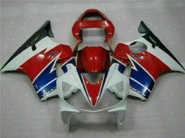 Best 2001-2003 Red White Blue Honda CBR600 F4i Replacement Motorcycle Fairings