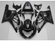 Best 2001-2003 Black White Flame Suzuki GSXR 600/750 Motorcycle Fairing Kits